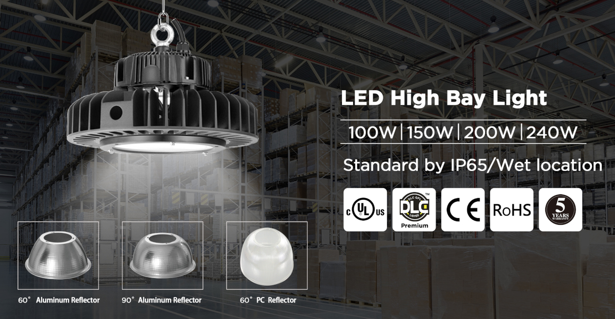 EL-GL High Bay Light with 3 different light housing choices