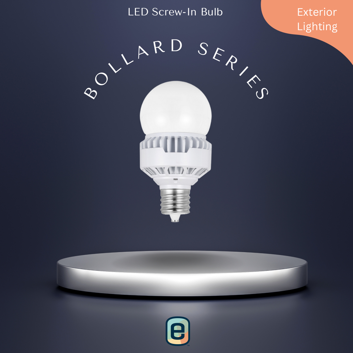 Bollard-Globe Style LED Lamp