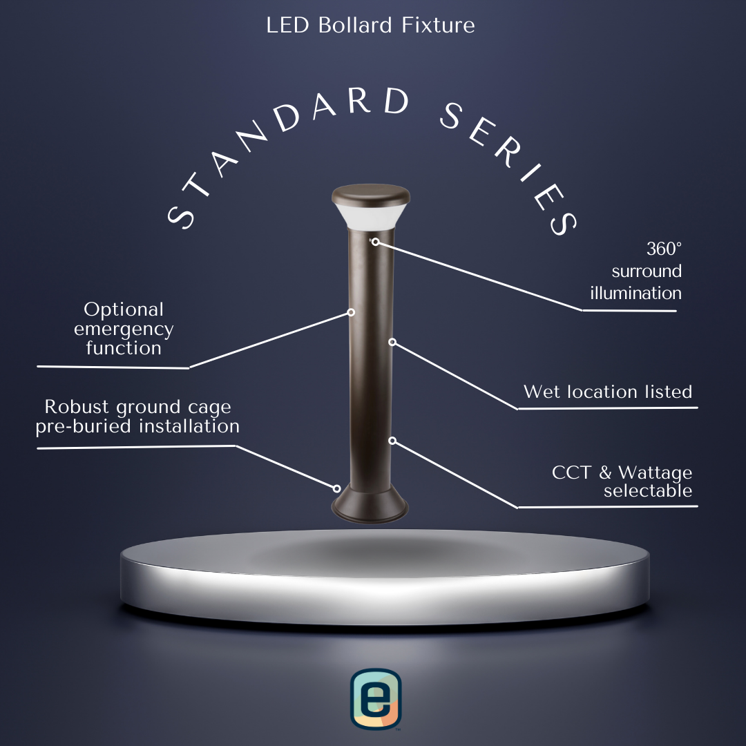 LED Bollard Fixture: Standard Series
