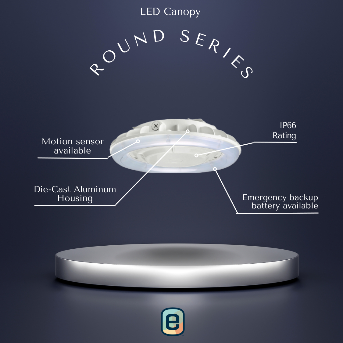 LED Canopy: Round Series