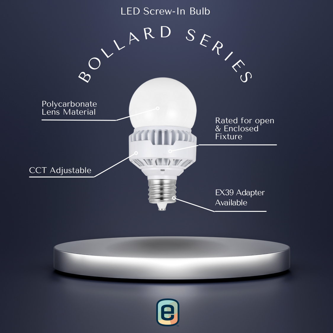 LED Screw-In Bulbs: Bollard Series