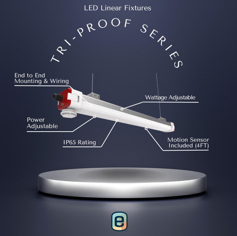 LED Linear Fixtures: Tri-proof Series